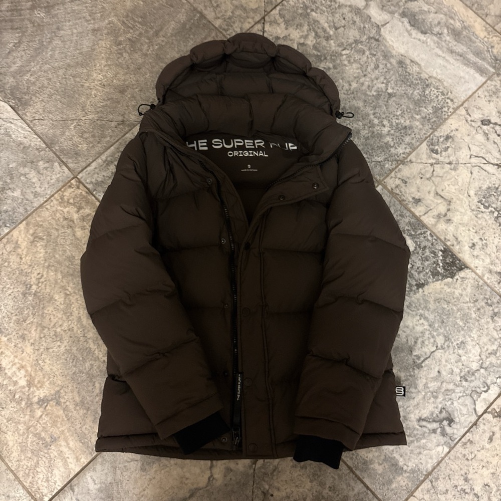 Rich mocha Brown Aritzia original super puff size small